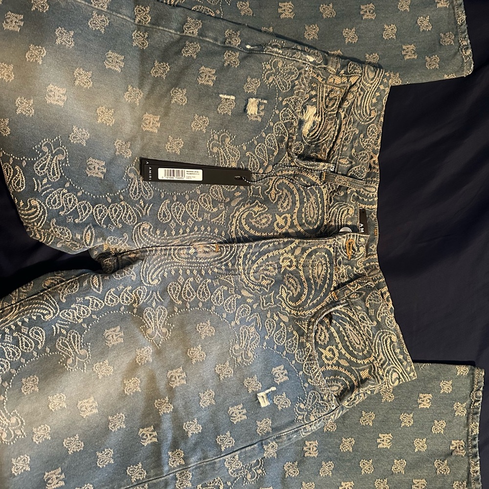 AMIRI Denim Paisley Jeans